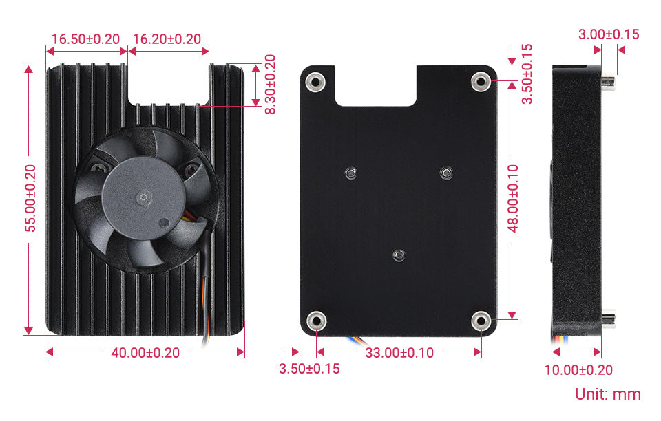 Active Heatsink for Raspberry Pi CM5