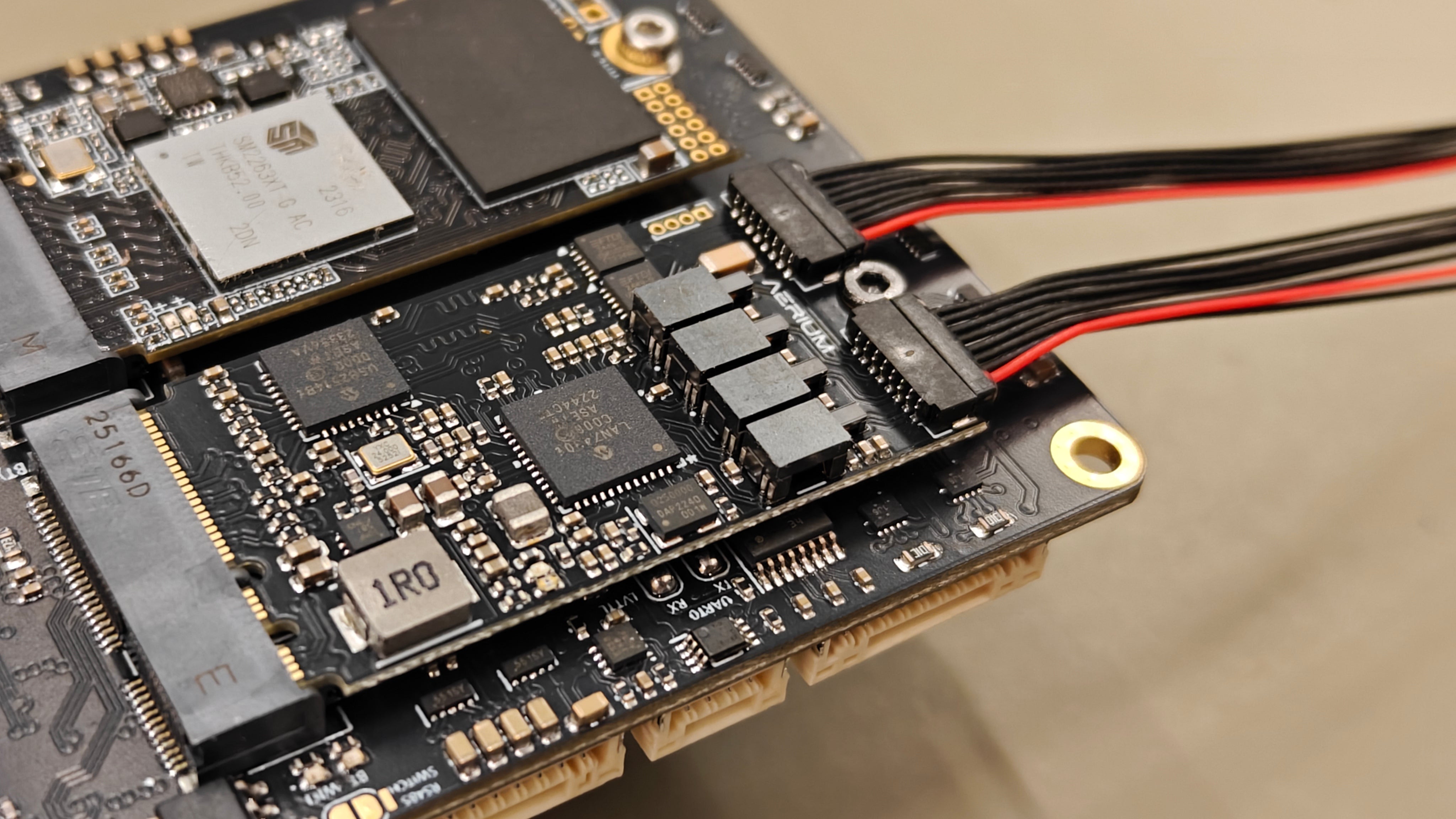 Portus - M.2 Key A/E Ethernet, UART & USB expansion module