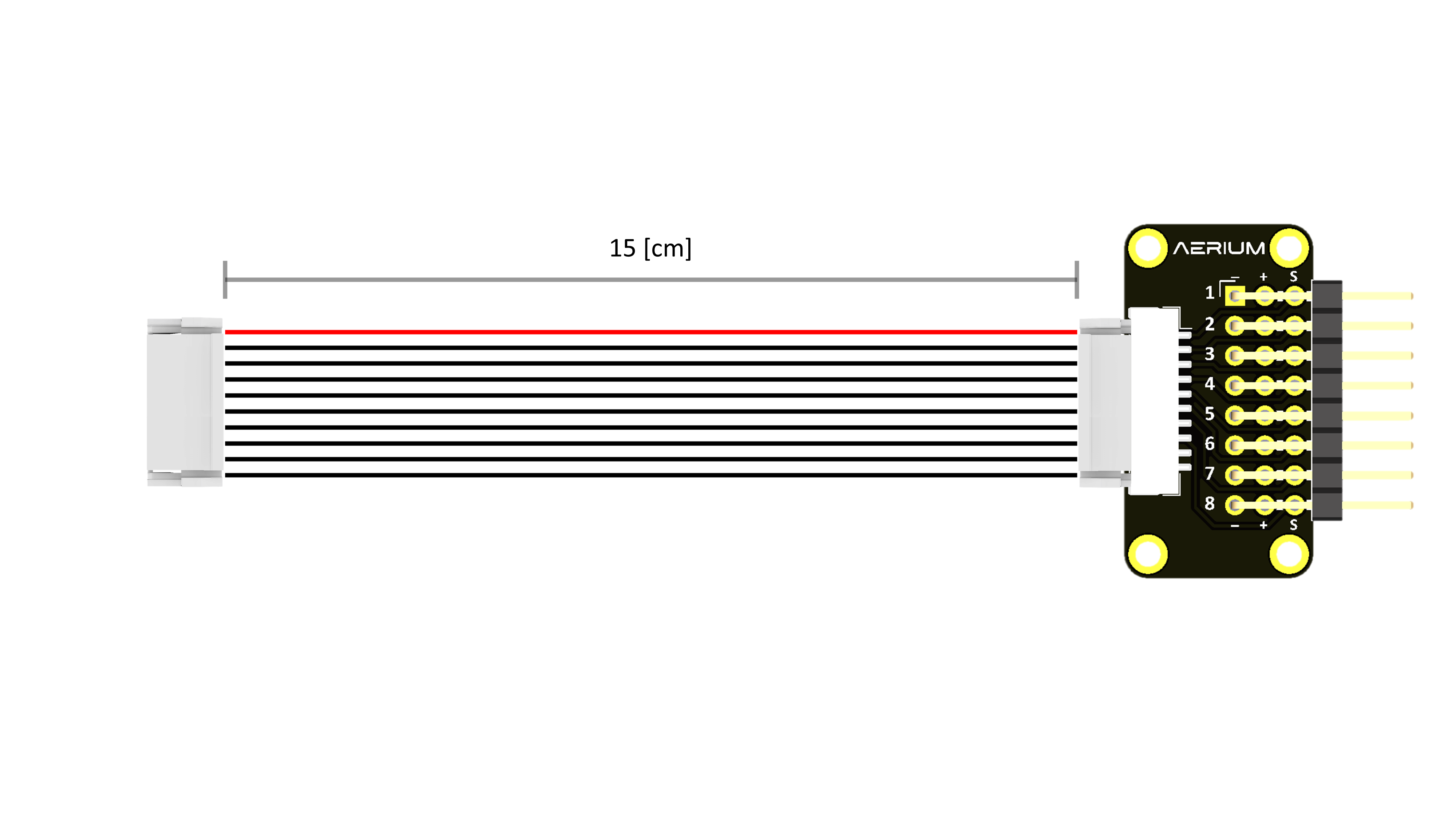 JST-GH to Dupont Header Servo Adapter