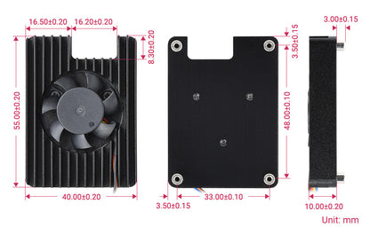 Active Heatsink for Raspberry Pi CM5